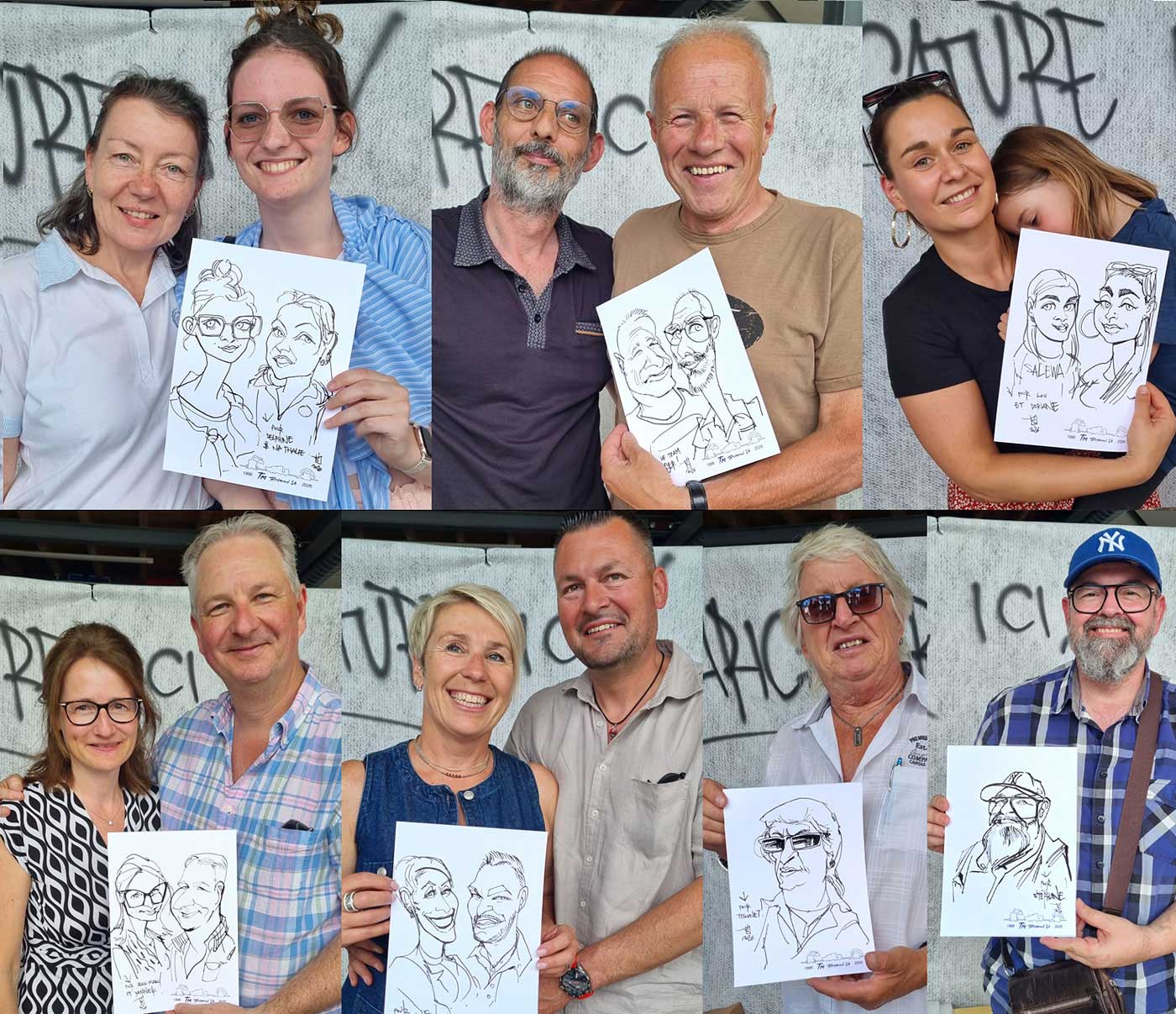 Animation caricature live